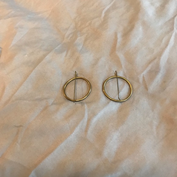 Copper Earrings made in Ghana. - Picture 2 of 2